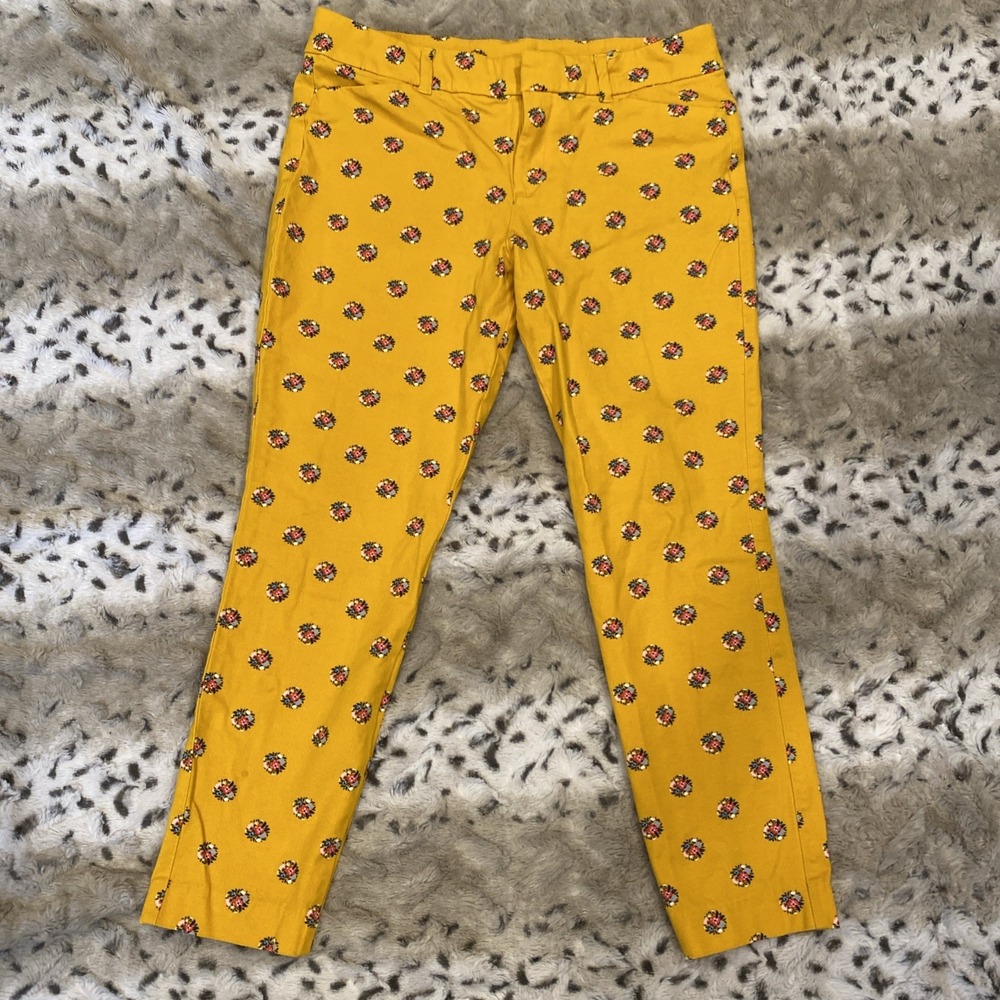 OLD NAVY Floral Pixie Dress Pants Size 12 (32x25)